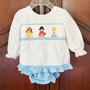STITCHY FISH Disney Princess Top and Bloomers